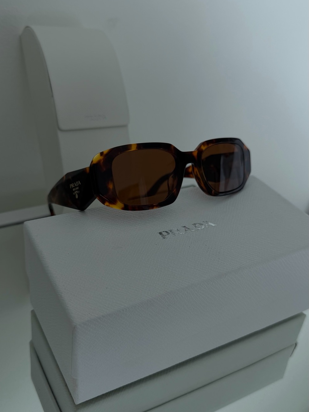 Prada Tortoiseshell Sunglasses - Brown Lenses